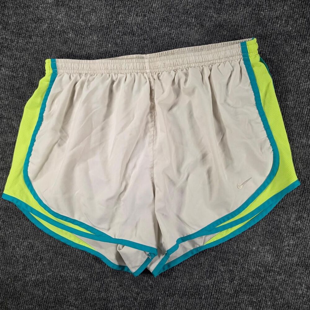 Nike Women's Cream and White Shorts